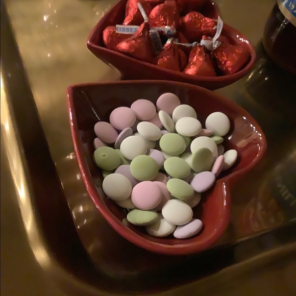 Pottery Barn Other Pottery Barn Nib Red Heart Bowl Poshmark